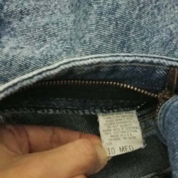 Vintage 80s Lee Stone Washed Jeans - Picture 8 of 13